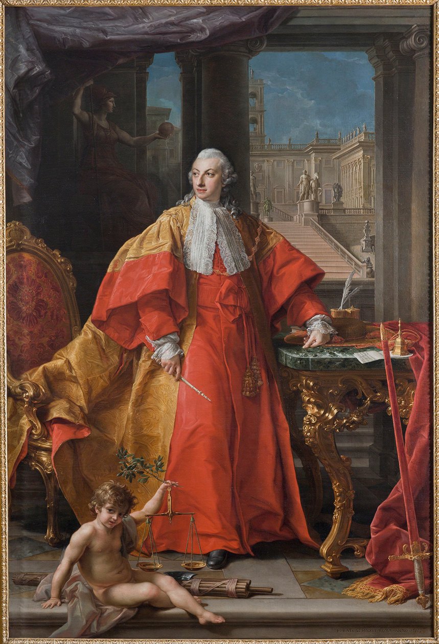 Retrato de Abbondio Rezzonico, 1766. de Pompeo Girolamo Batoni