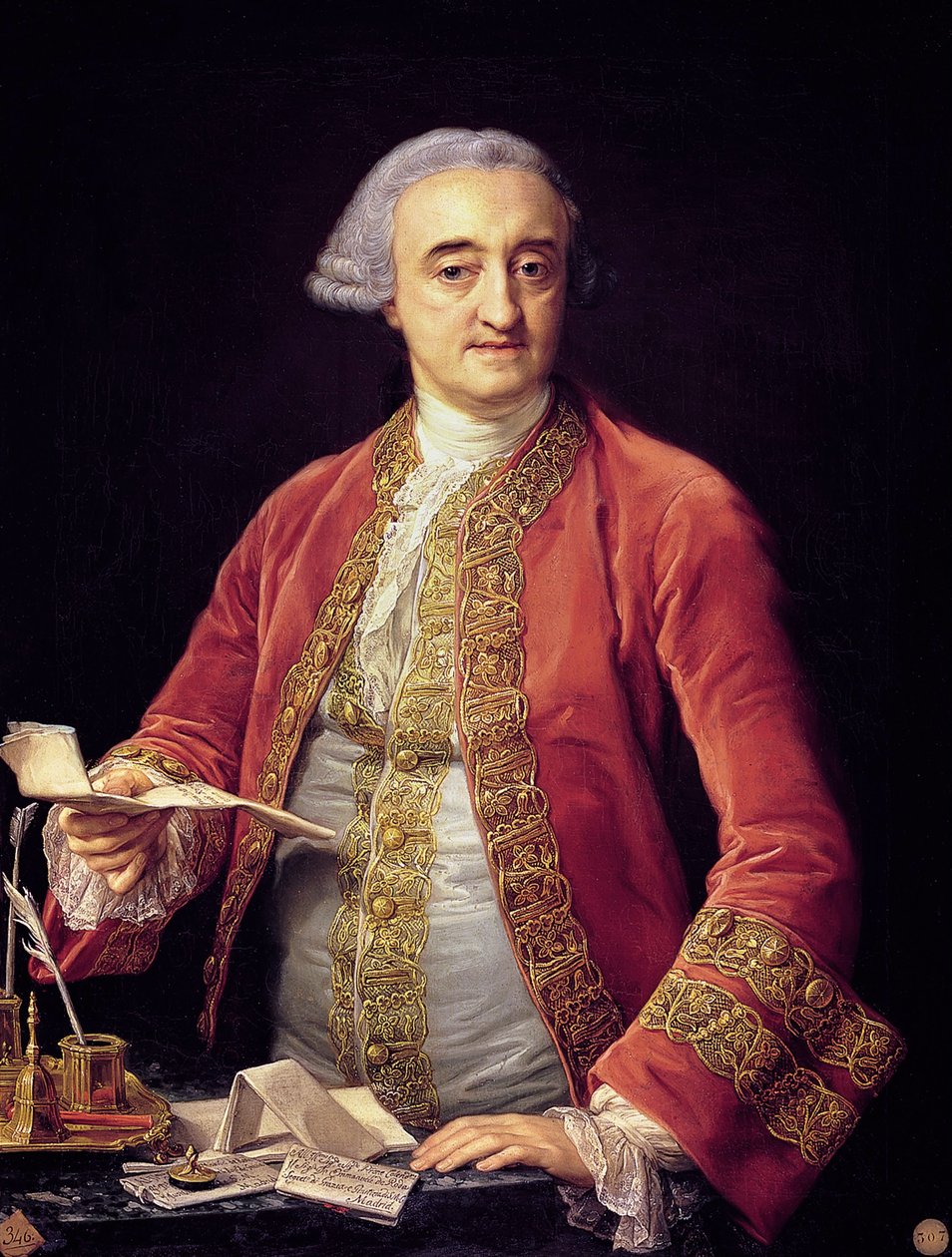 Retrato de Manuel de Roda de Pompeo Girolamo Batoni