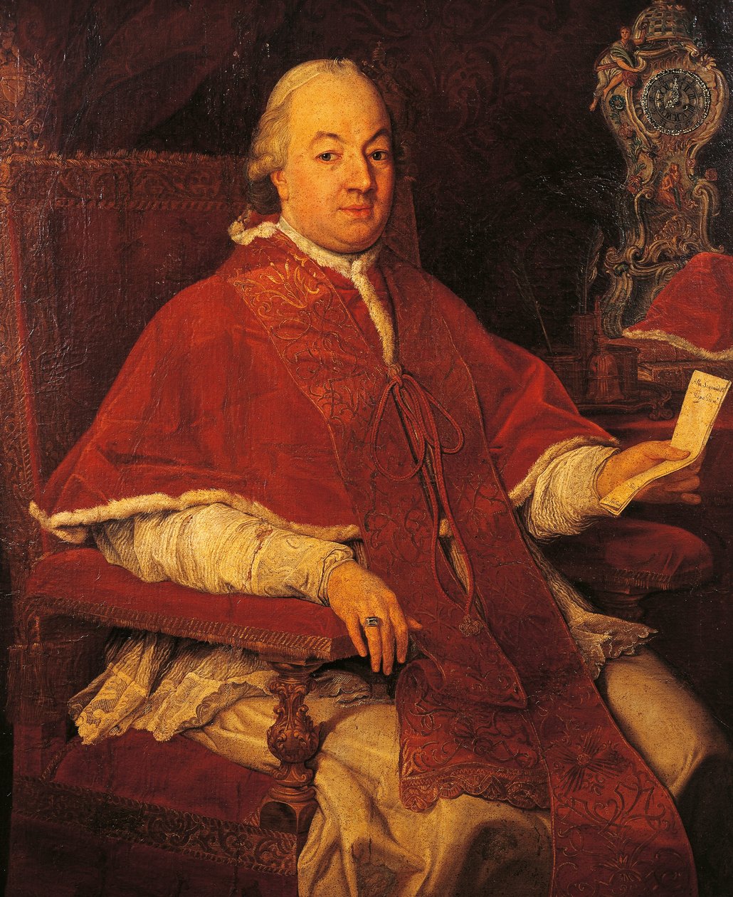 Retrato do Papa Pio VI (Giannangelo Braschi, Cesena de Pompeo Girolamo Batoni