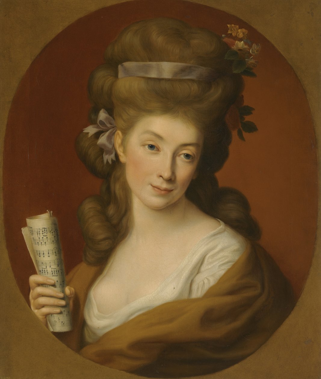 Retrato da princesa Izabela Elzbieta Potocka, neé Lubomirska 1736-1816 de Pompeo Girolamo Batoni