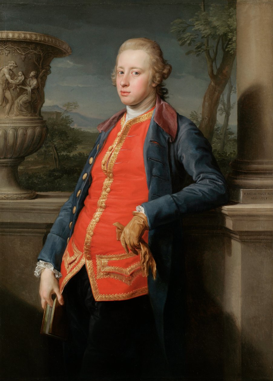 Retrato de William Cavendish, 5º Duque de Devonshire de Pompeo Girolamo Batoni