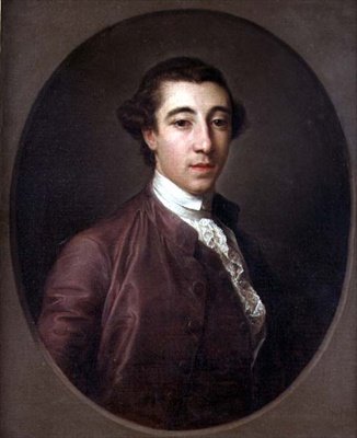 Retrato de um cavalheiro, possivelmente o Rev. John Charles Beckingham. de Pompeo Girolamo Batoni