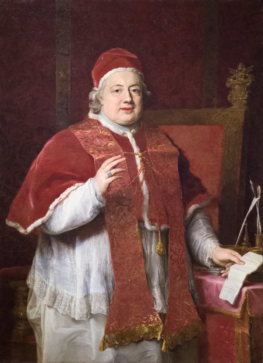 Retrato do papa Clemente XIII de Pompeo Girolamo Batoni