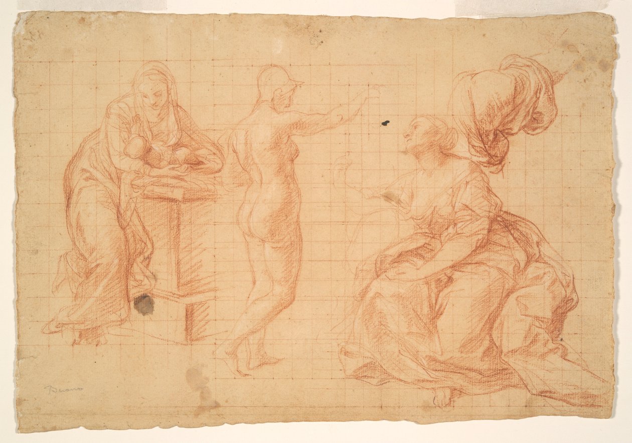 Estudos para de Pompeo Girolamo Batoni