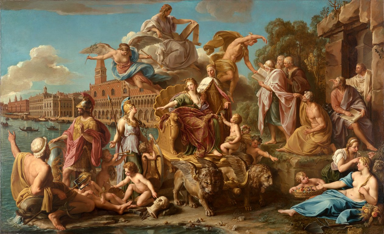 O triunfo de Veneza, 1737 de Pompeo Girolamo Batoni