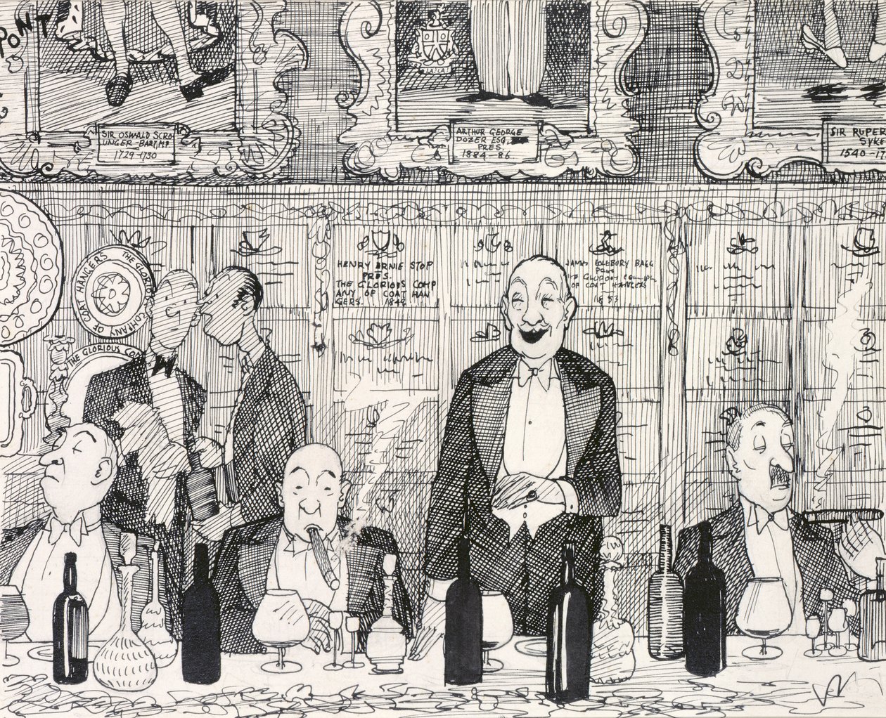 Carinho por rir de nossas anedotas, publicado em Punch, 10 de fevereiro de 1937 de Pont 1908 40 Pont 1908 40