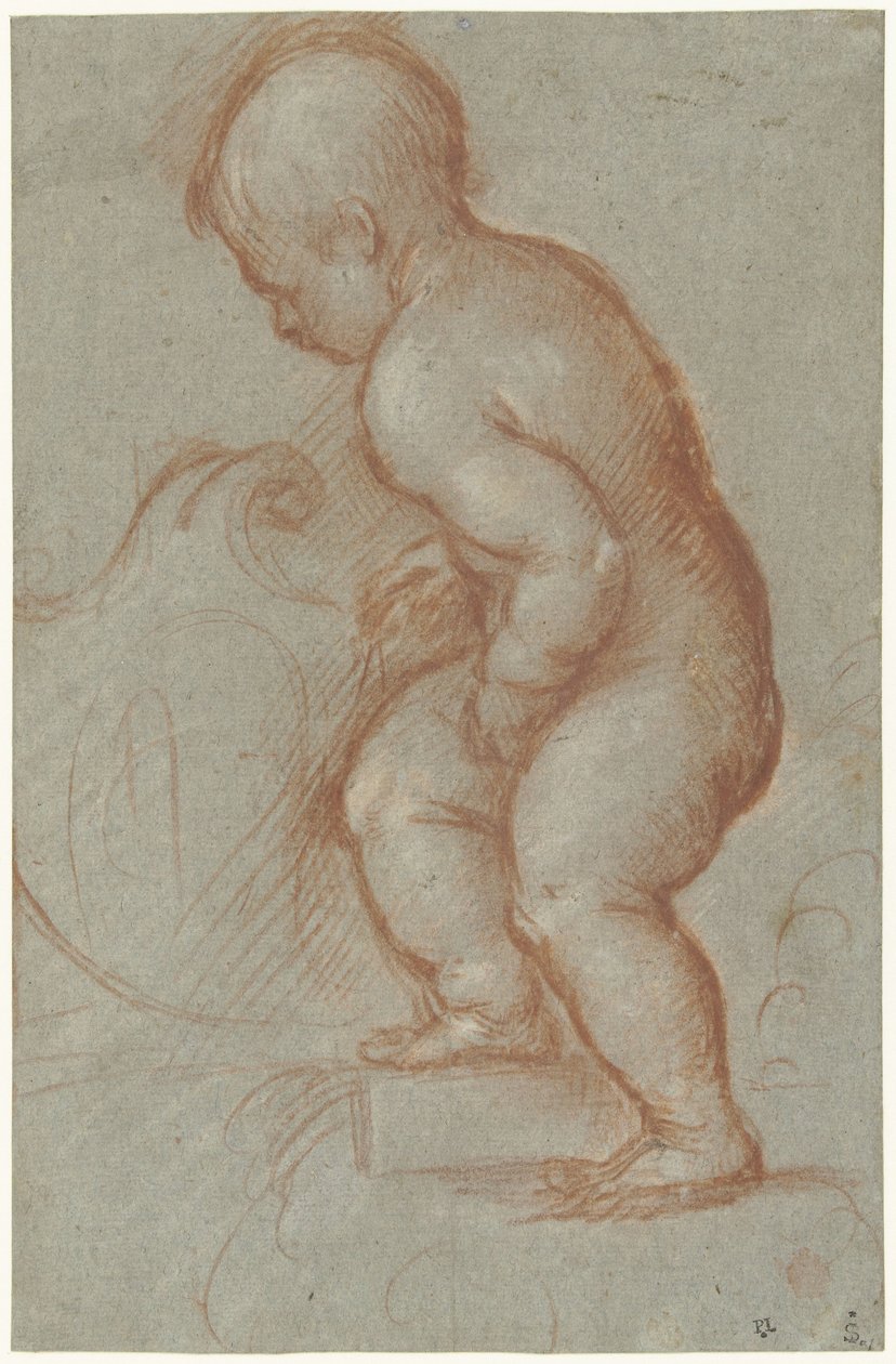 Putto com um brasão de armas de Pordenone (attributed to)