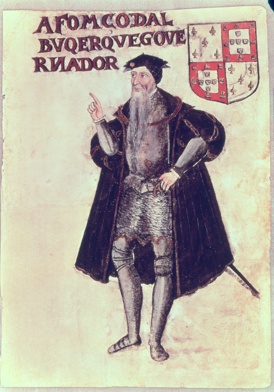 Affonso d&39;Albuquerque (1453-1515), vice-rei das Índias de Portuguese School