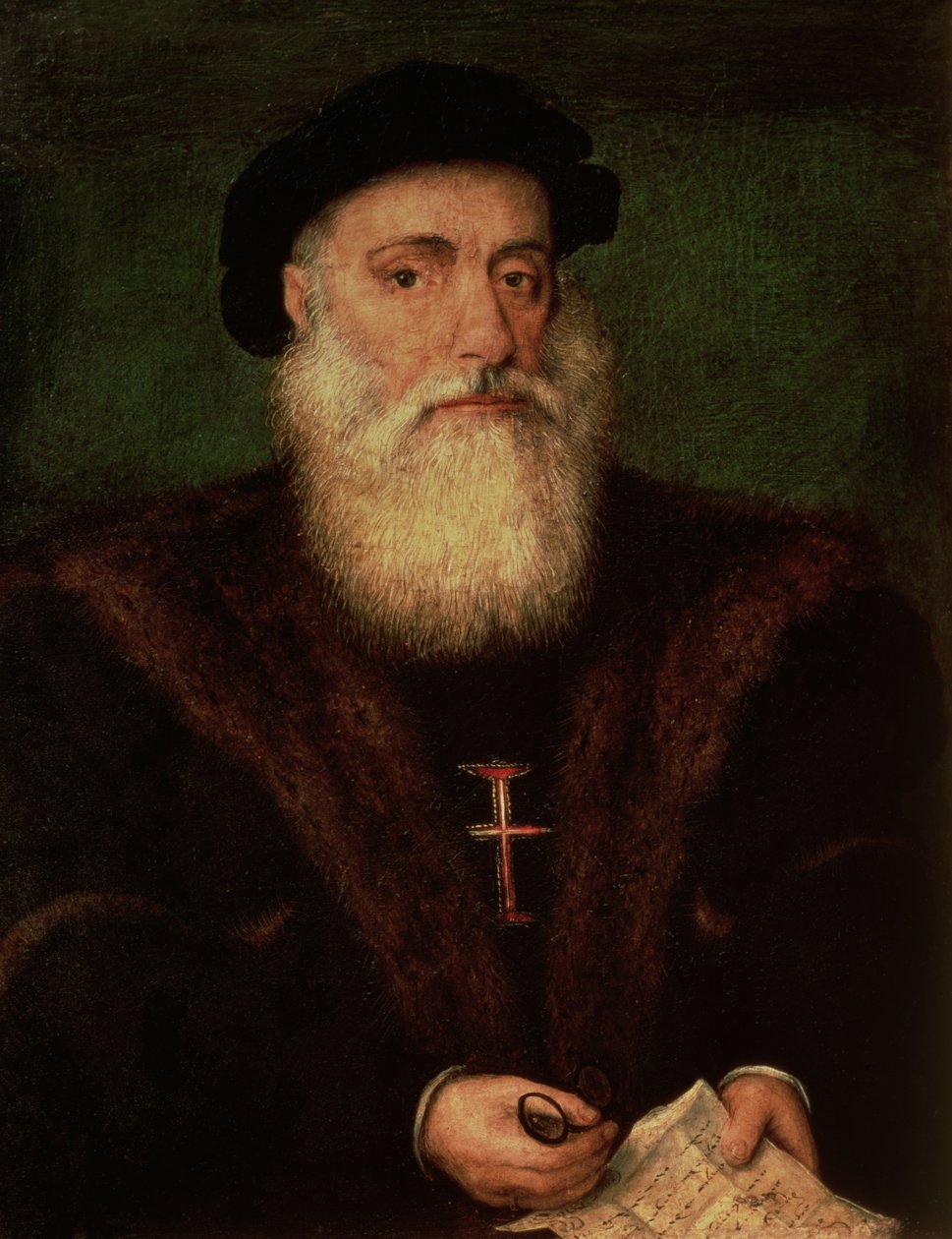 Retrato que se presume ser de Vasco da Gama (1469-1524) c.1524 de Portuguese School
