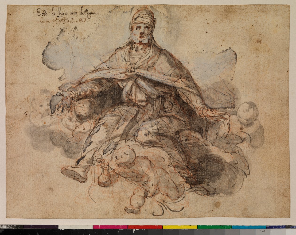 Apoteose de Santo Agostinho, reto, 1675-99 de Portuguese School