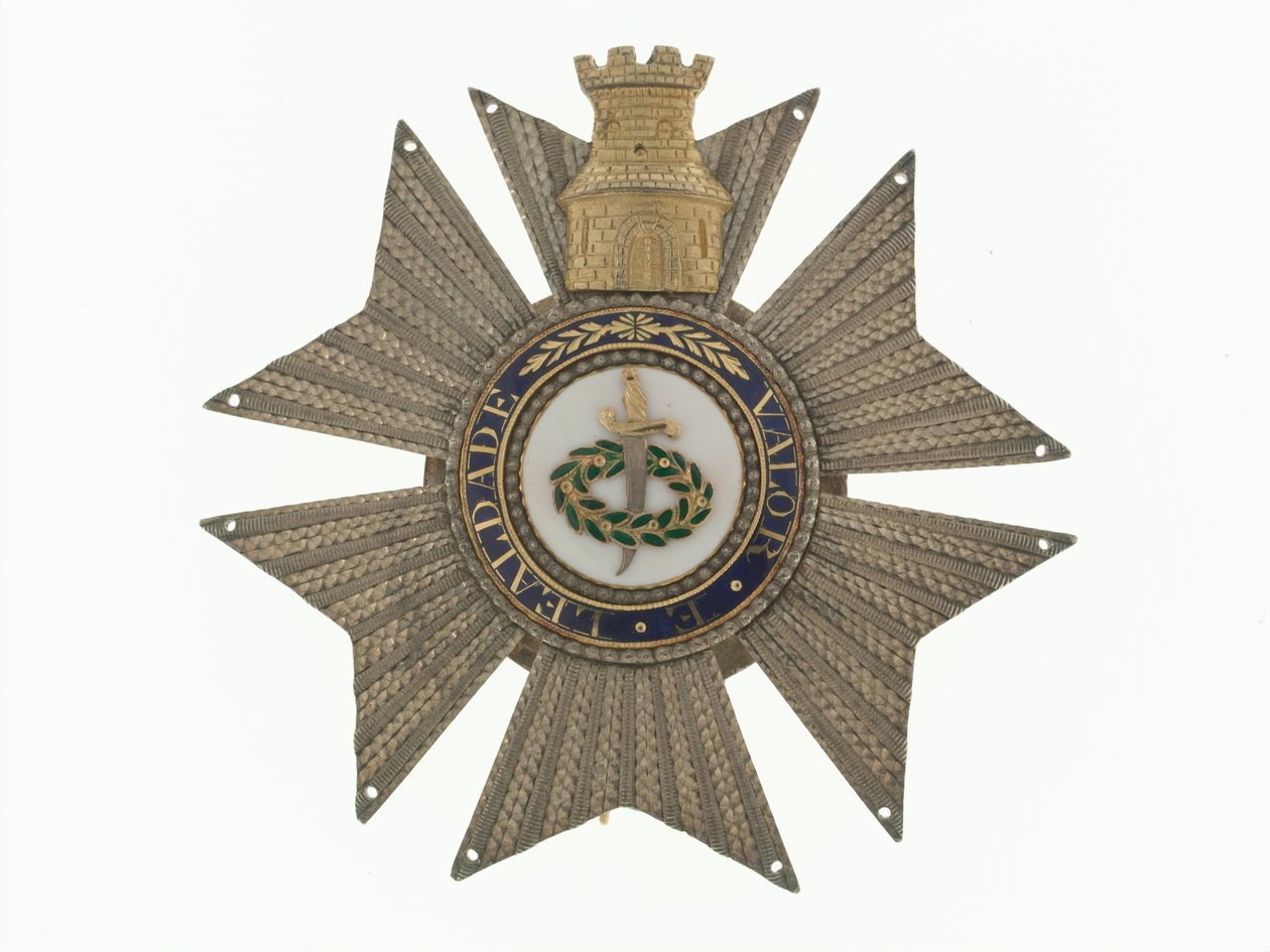 Distintivo, Ordem da Torre e Espada, Portugal, General Sir Galbraith Lowry Cole de Portuguese School
