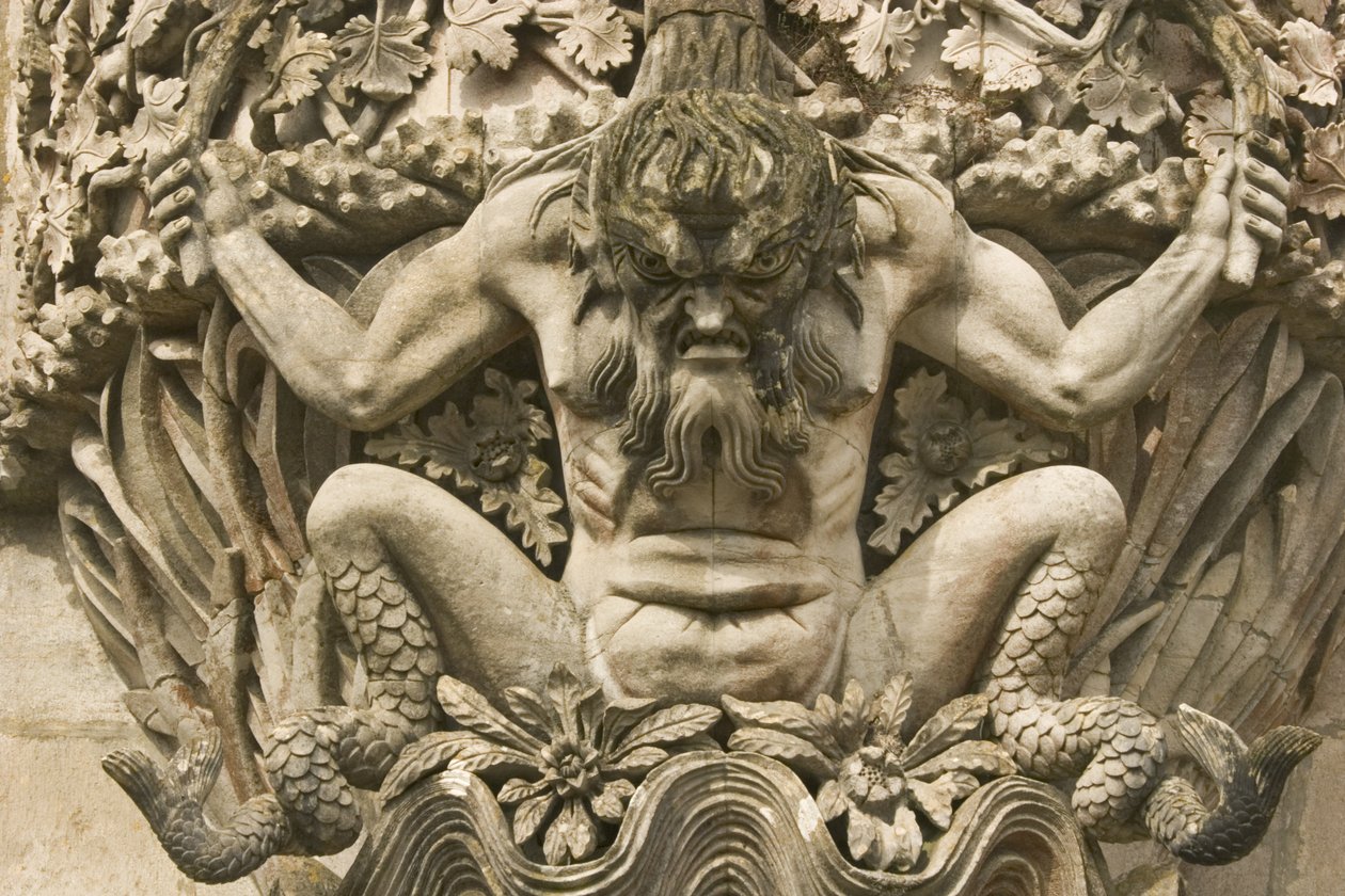 Gárgula de um monstro marinho de Portuguese School