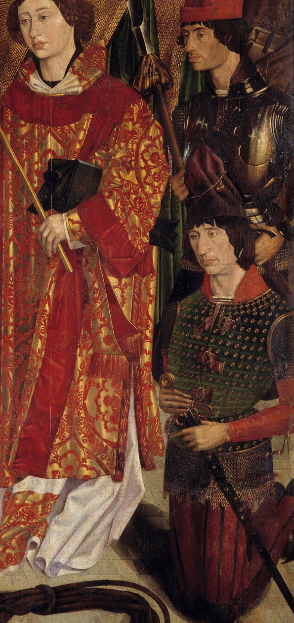 São Vicente, patrono de Lisboa e Henrique o Navegador (1394-1460), fundador de uma escola de navegadores Detail. Pintura da escola portuguesa do século XVI. Museu Nacional de Arte Antiga, Lisboa. Museu de Artes Antigas de Lisboa. de Portuguese School