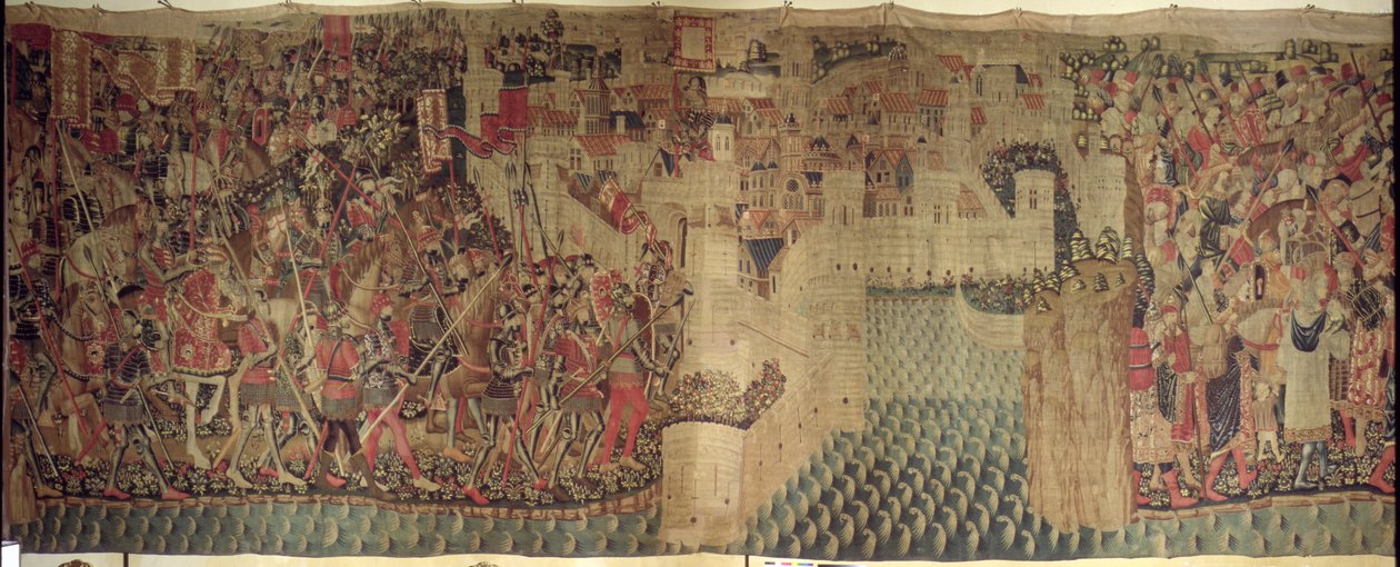 A conquista de Arzila em 1471 (ver 177367-70) de Portuguese School