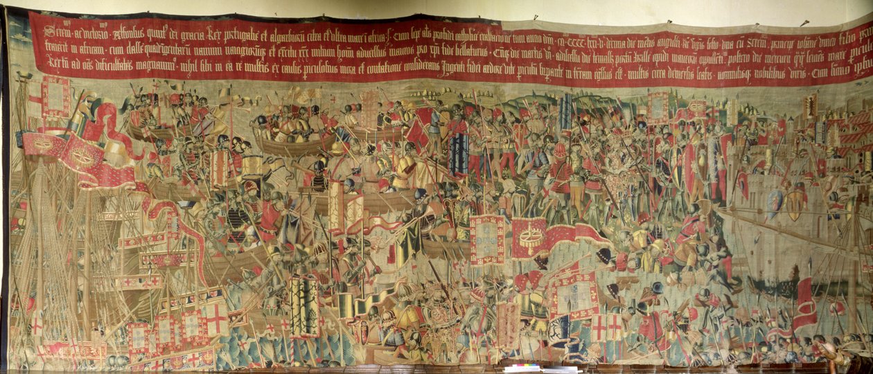 A conquista de Arzila em 1471 (ver 177368-70) de Portuguese School