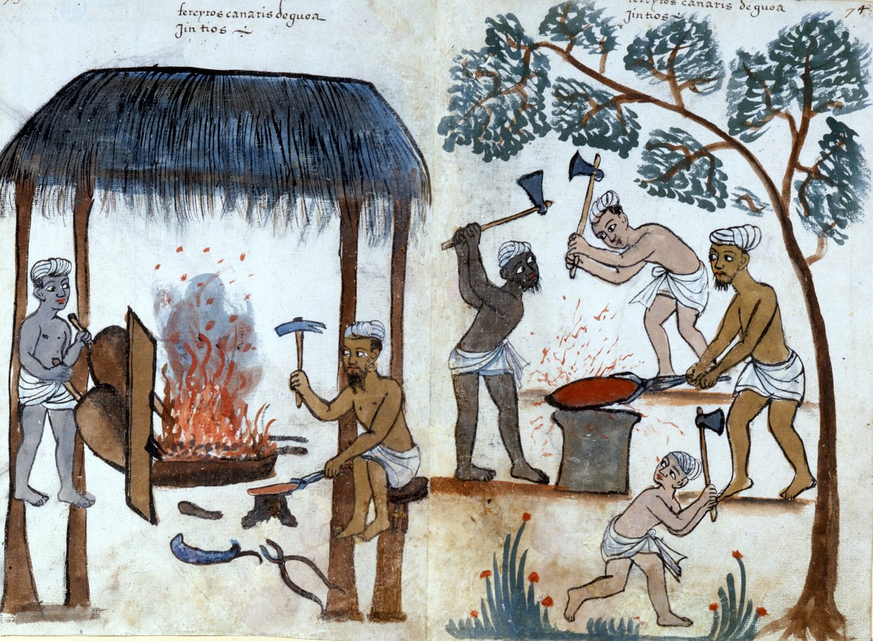 A primitiva metalurgia indiana. Manuscrito português do século XVI. Roma, Bibl. Casanatense. de Portuguese School