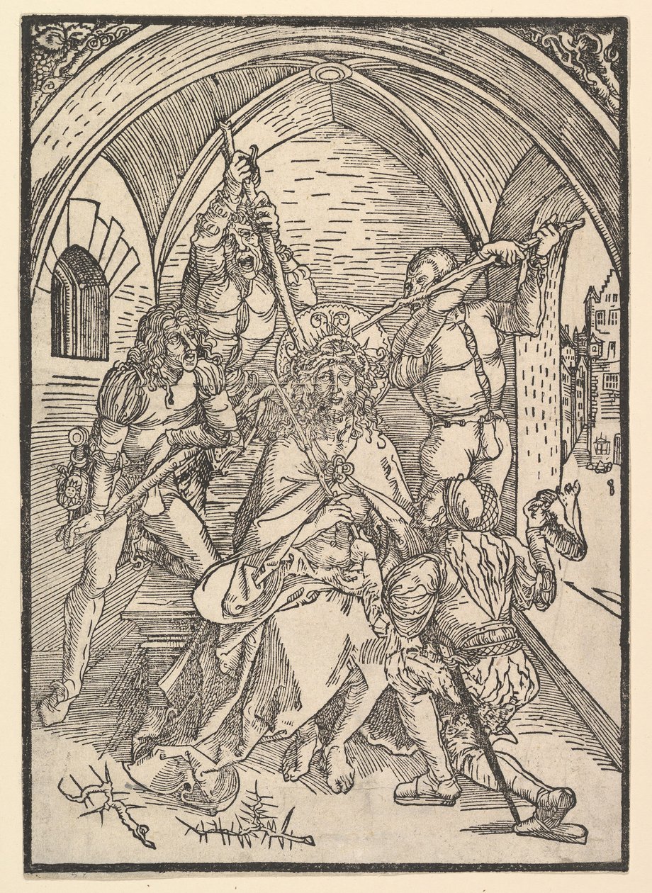 Cristo coroado de espinhos, c. 1500. de Possibly Albrecht Dürer