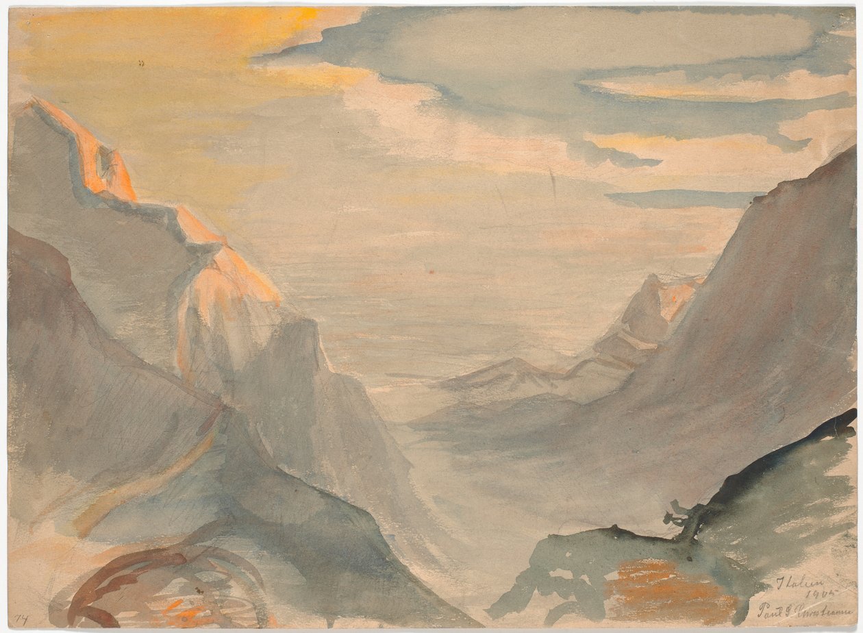 paisagem montanhosa italiana de Poul S. Christiansen