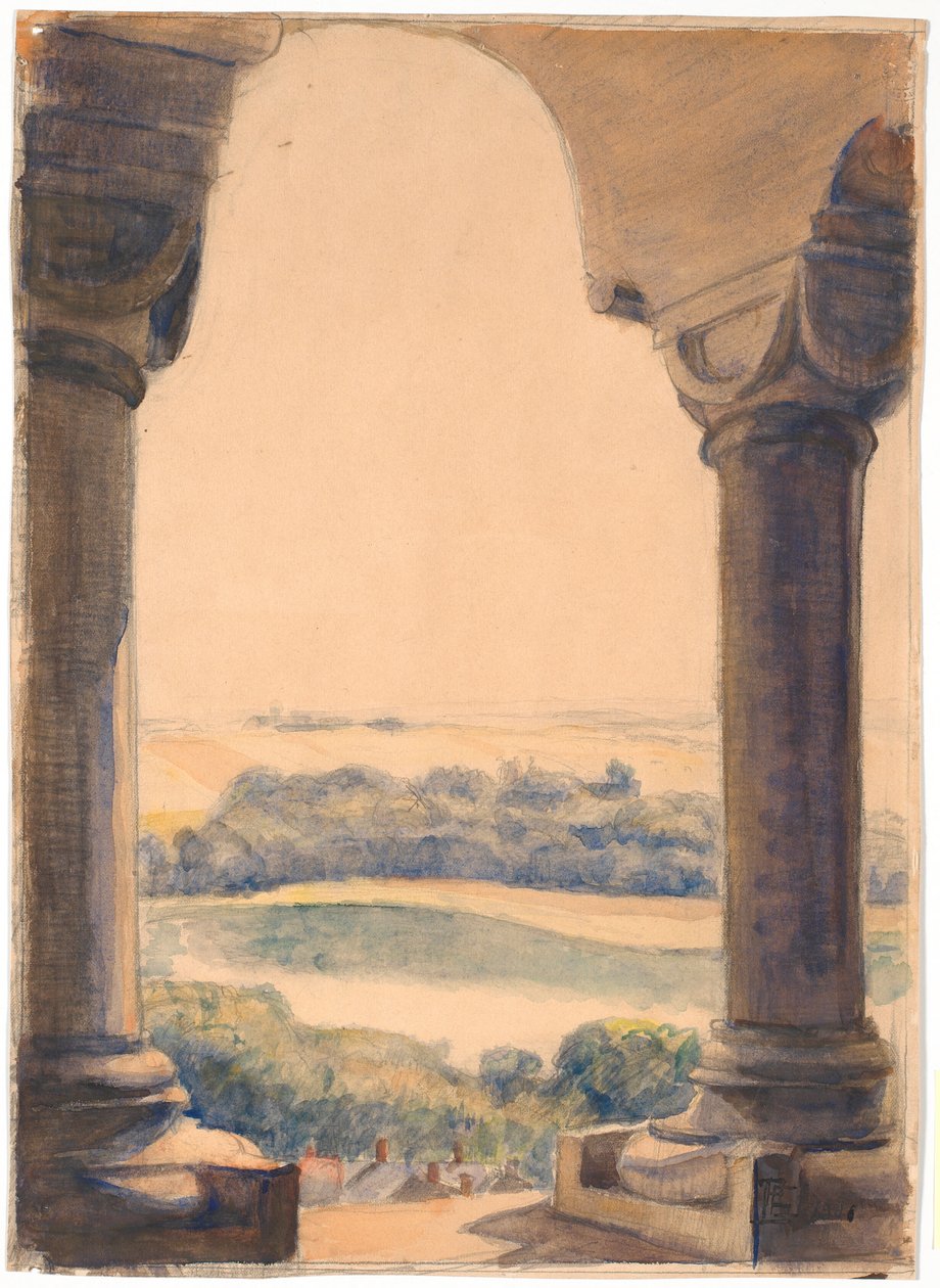 Vista da torre sul da Catedral de Viborg de Poul S. Christiansen