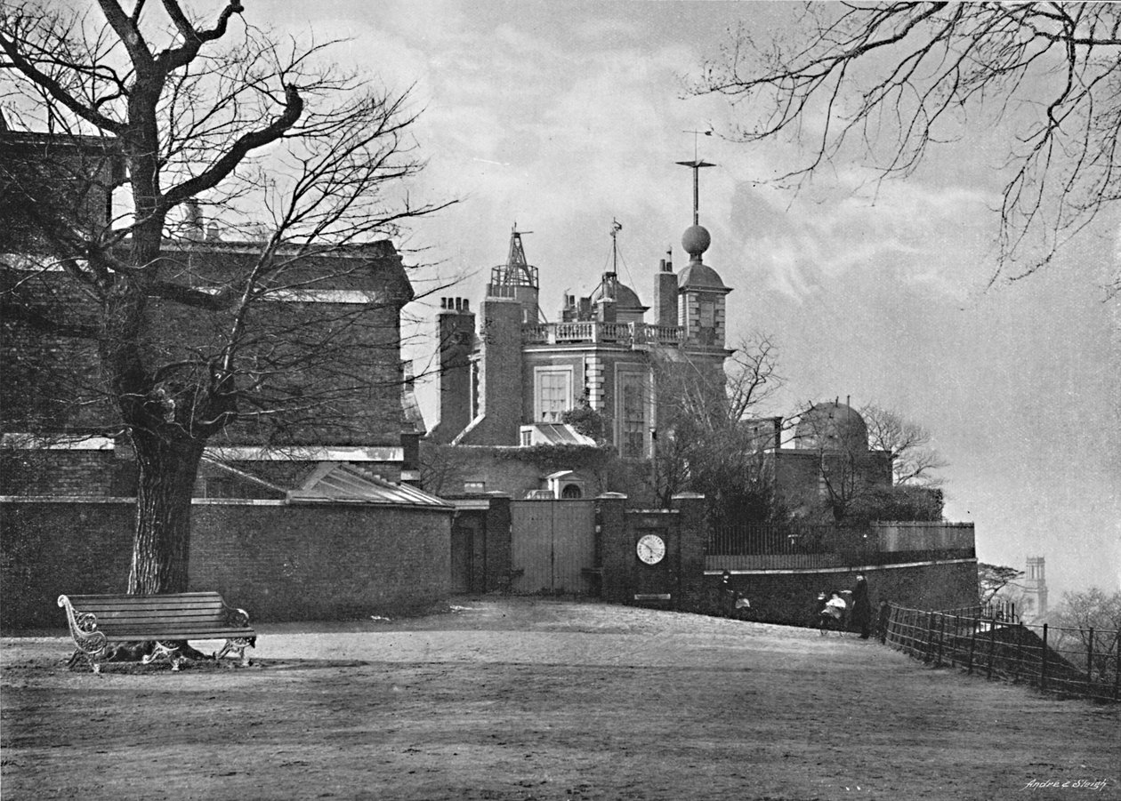Observatório de Greenwich, c1896 de Poulton and Co
