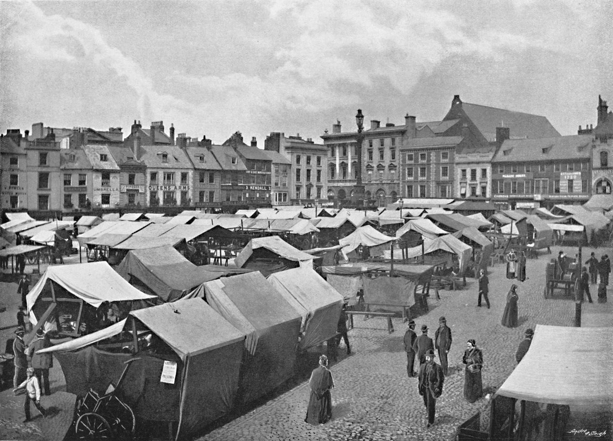Market-Place, Northampton, c1896 de Poulton and Co