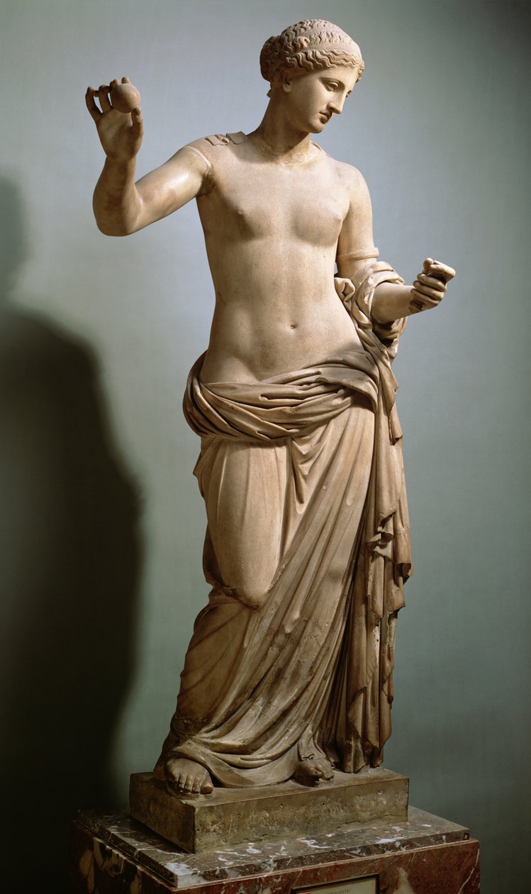 Vênus de Arles, cópia romana de um original grego, c.30 aC-14 dC (mármore) de Praxiteles