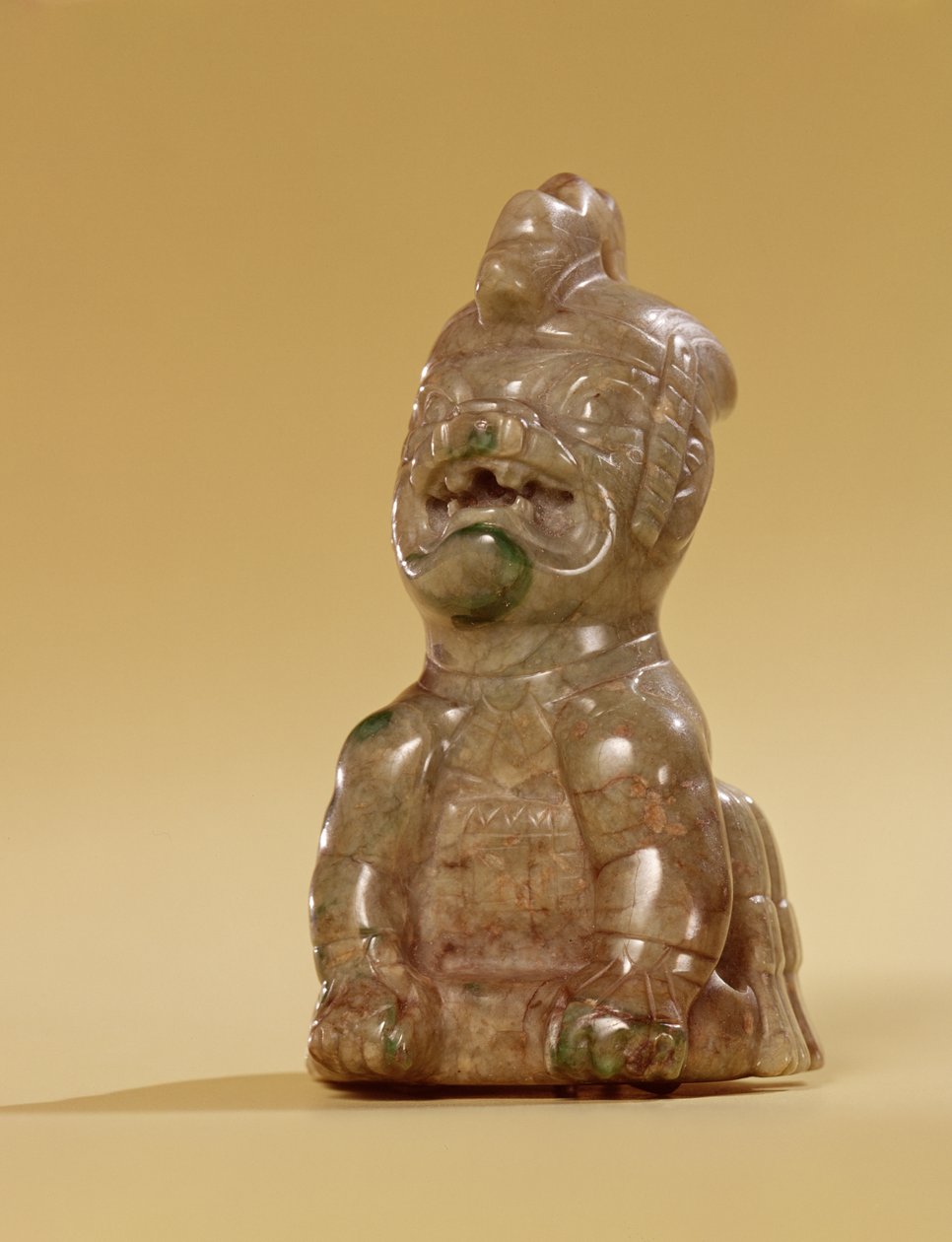 Jaguar, cultura olmeca (jade) de Pre Columbian