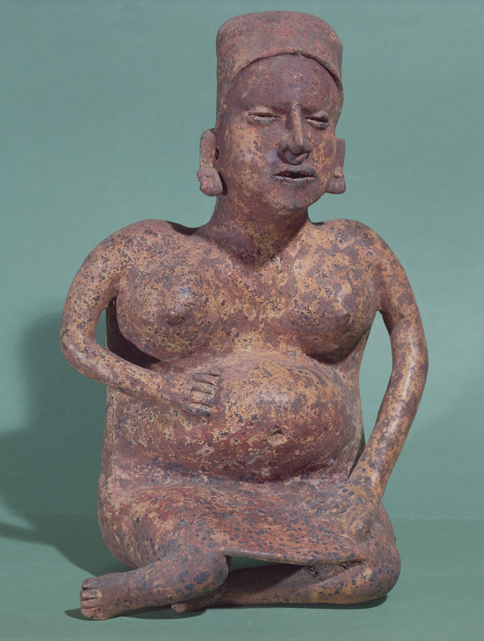 Mulher grávida (cerâmica) de Pre Columbian