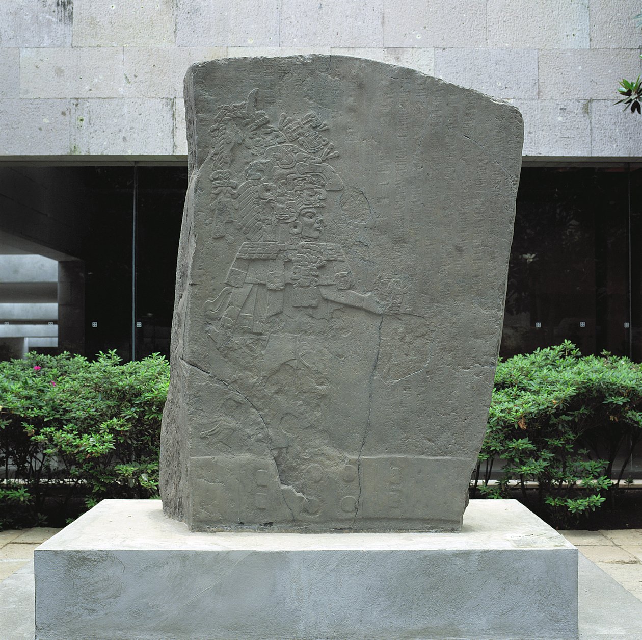 A Estela de La Mojarra, estela 1, período pré-clássico tardio, DA c.143-156, Veracruz, México de Pre Columbian