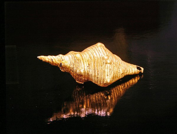 Concha Muisca (ouro) de Pre Columbian Pre Columbian