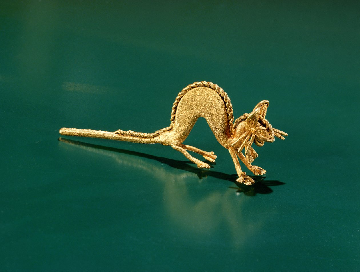 Um dragão Muisca (tumbaga) de Pre Columbian