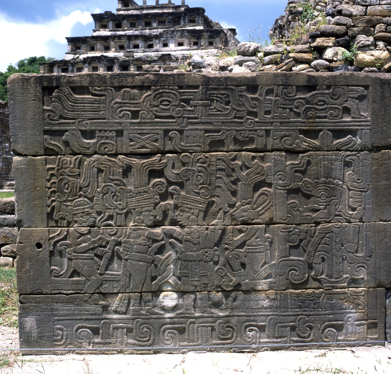 Alívio Noroeste, Totonac, Muralha Norte, Quadra Sul, Late Classic de Pre Columbian
