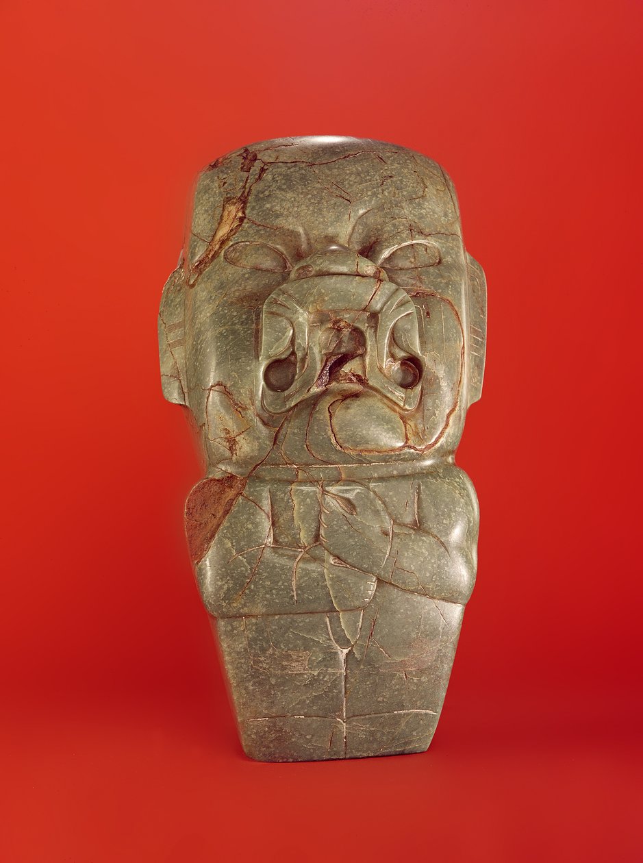 O Machado Kunz, Olmeca, possivelmente de Oaxaca, México (jade) de Pre Columbian