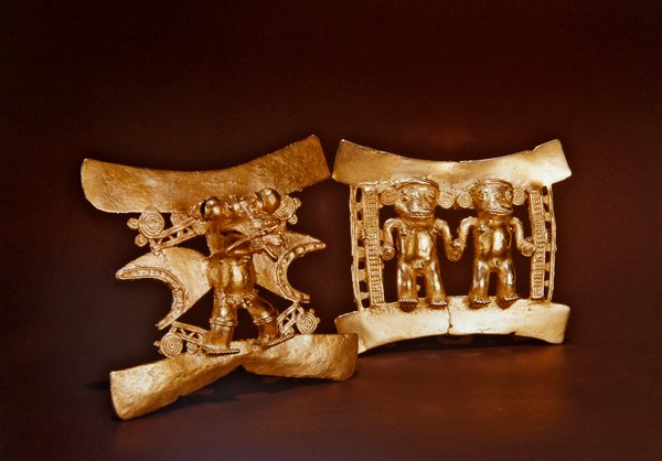 Pingentes decorativos, Costa Rica (ouro) de Pre Columbian Pre Columbian