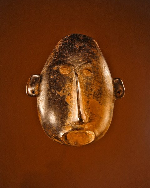 Máscara, Colima Culture (cerâmica) de Pre Columbian Pre Columbian