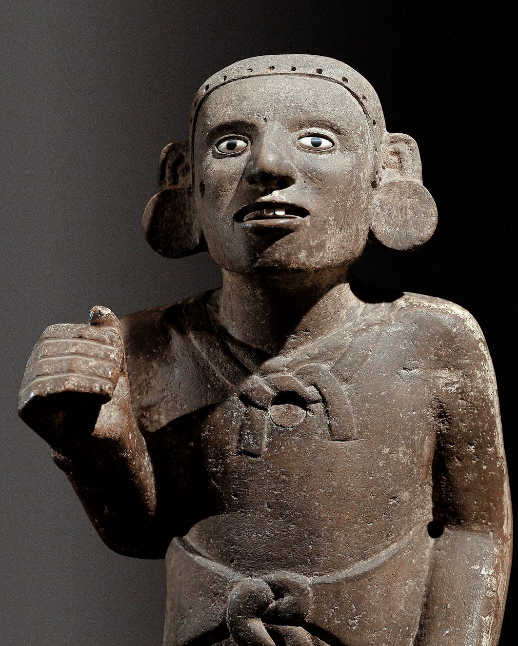 Civilização pré-colombiana: escultura de um padre asteca de Pre Columbian