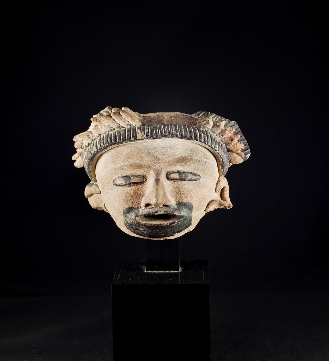 Estatueta de cabeça / México, cultura Totanaque (terracota) de Precolombian Precolombian
