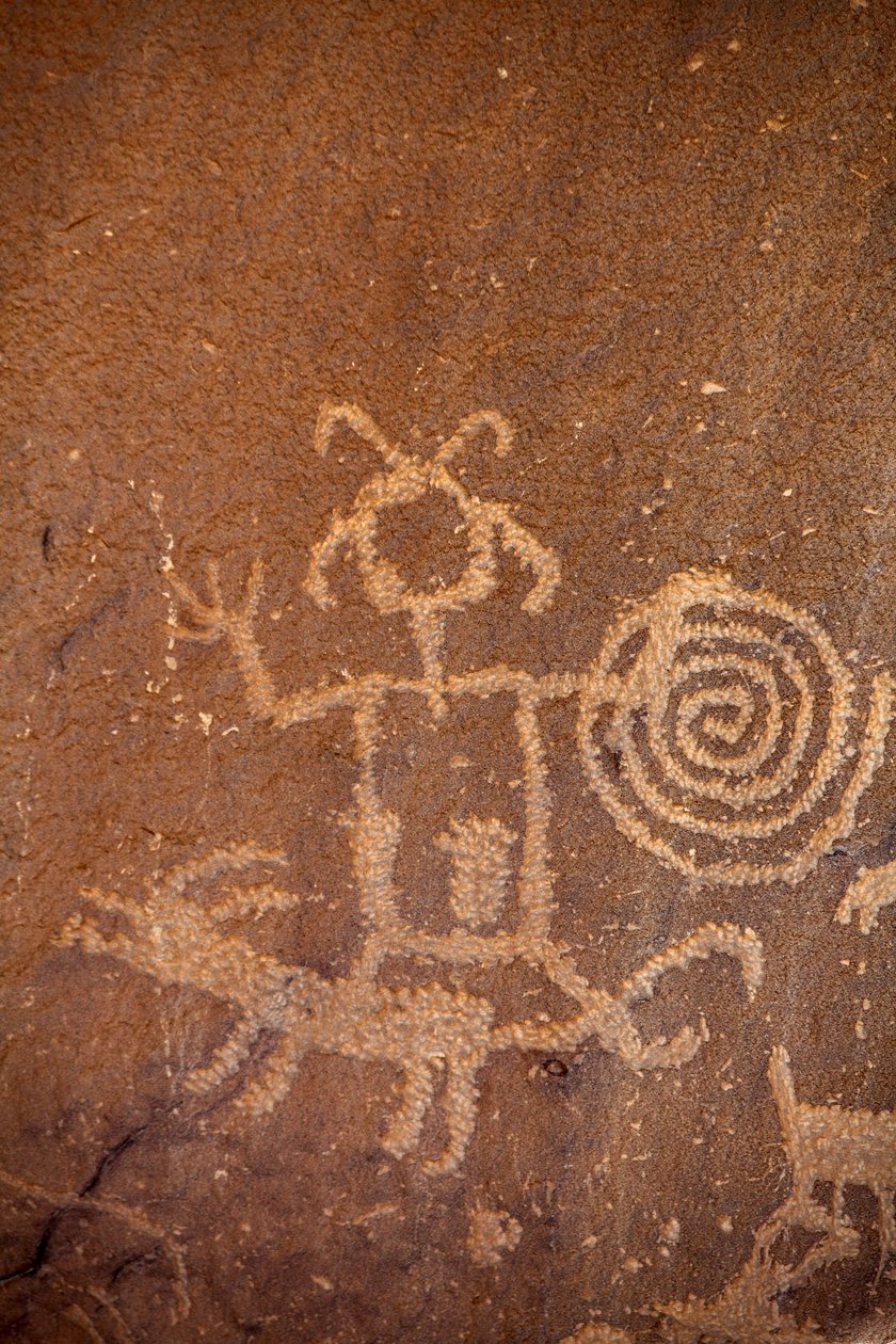 Petróglifos, Parque Histórico Nacional da Cultura do Chaco, 2014 (foto) de Precolombian Precolombian