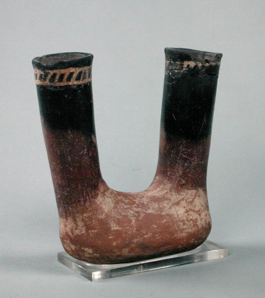 Pote de louça vermelha, de Badari (cerâmica) de Predynastic Period Egyptian