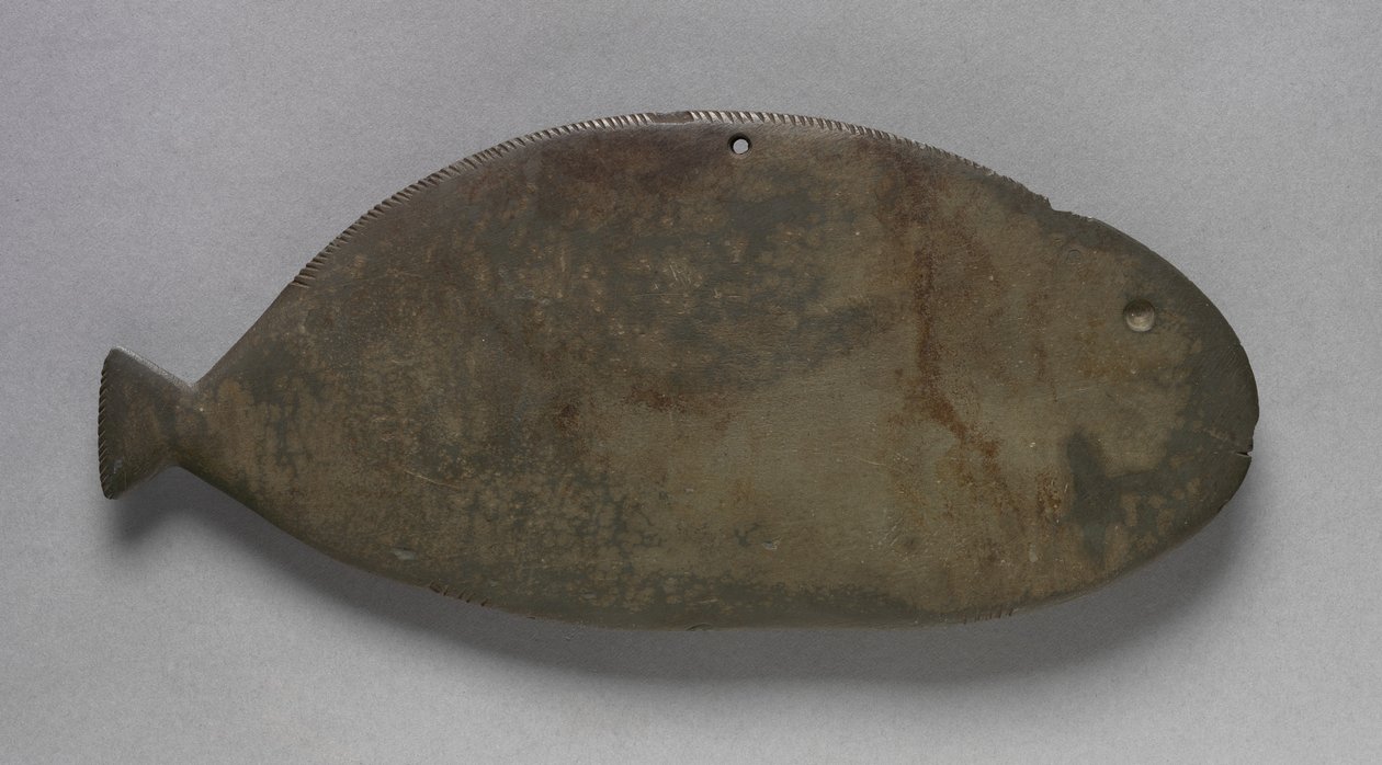 Paleta em Forma de Peixe, c.3500-2950 BC (graywacke) de Predynastic Period Egyptian