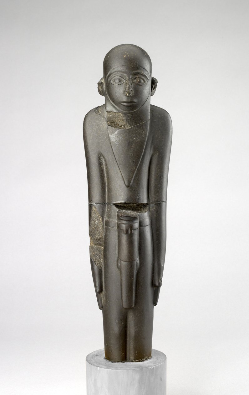 Estátua (MacGregor Man) (basalto) de Predynastic Period Egyptian