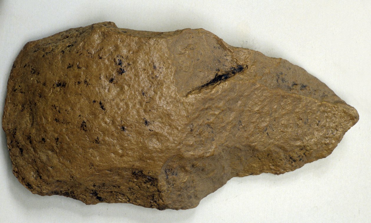 Machado de mão de Acheulian, c.200 000 BC (sílex) de Prehistoric