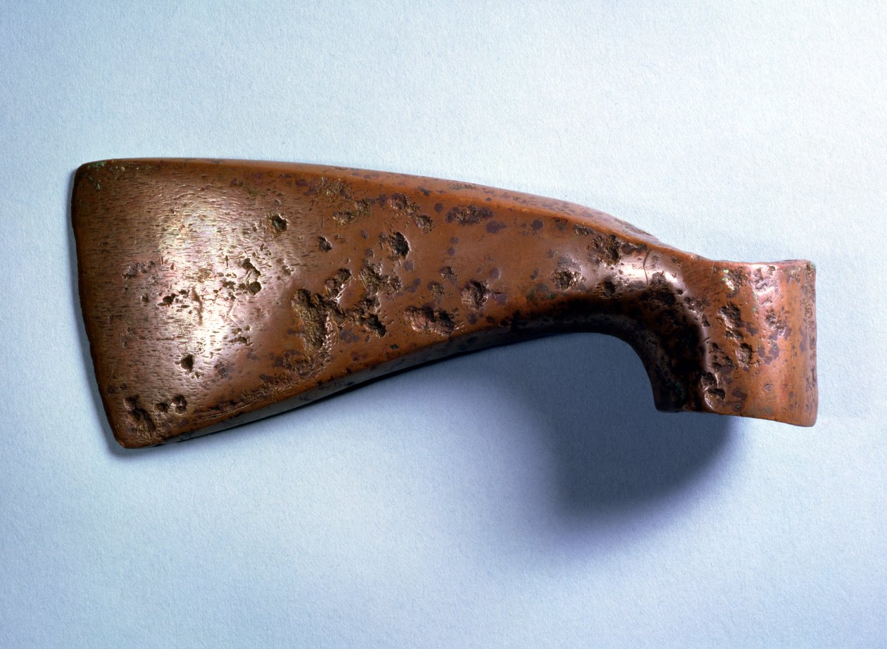 Machado de Vucedol, Pakrac, Eslavônia, Idade do Bronze, c.2000-1000 aC (bronze) de Prehistoric