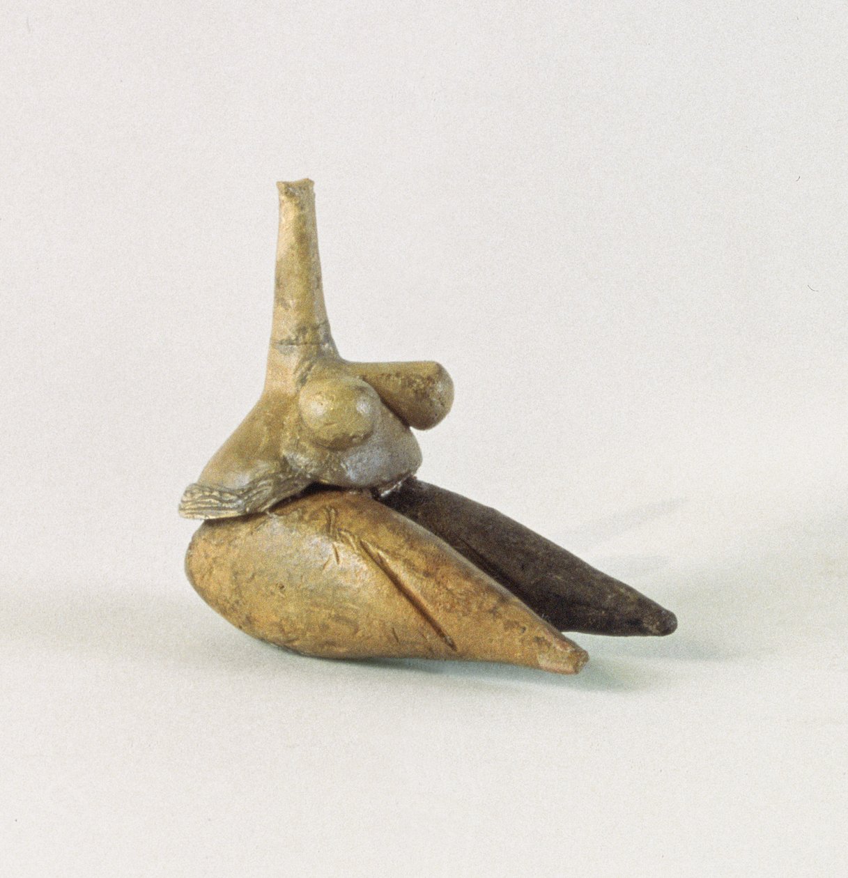 Estatueta de uma mulher nua, conhecida como a Vênus de Sarab, de Tappeh Sarab, Irã de Prehistoric