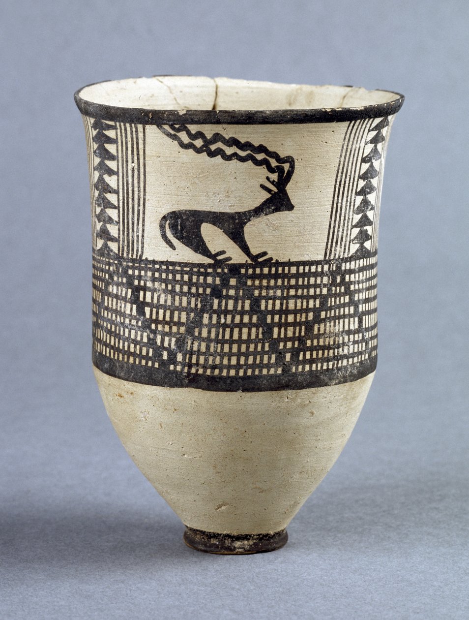Vaso pré-histórico pintado, Irã (argila) de Prehistoric
