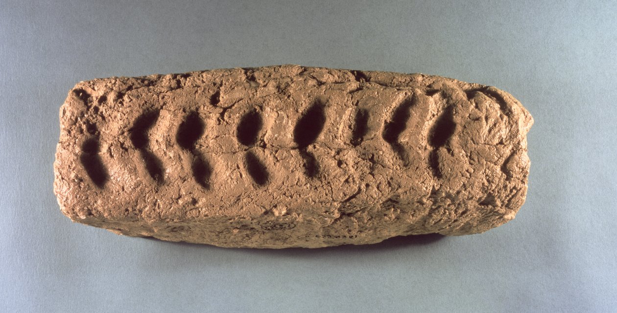 Fragmento pré-histórico de Jericó (tijolo de barro) de Prehistoric