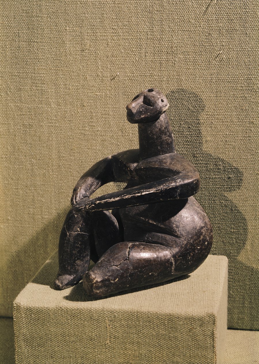 Figura feminina sentada, 3500-2500 aC de Prehistoric