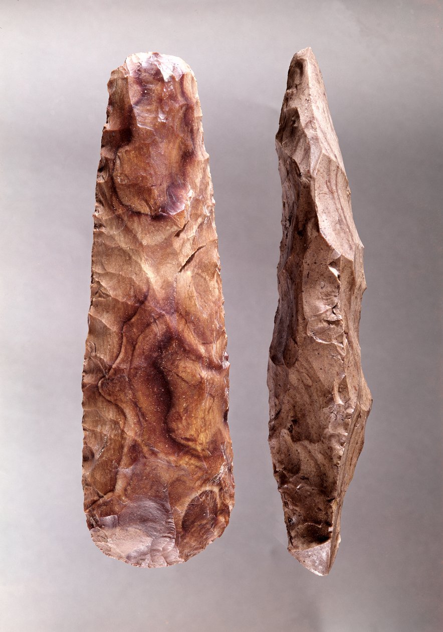 Ferramentas de Campigny, 6000-2000 aC (sílex) de Prehistoric