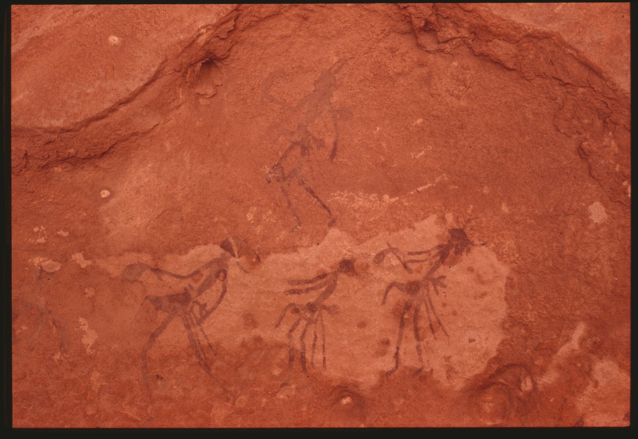 Figuras humanas (pintura rupestre) de Prehistoric