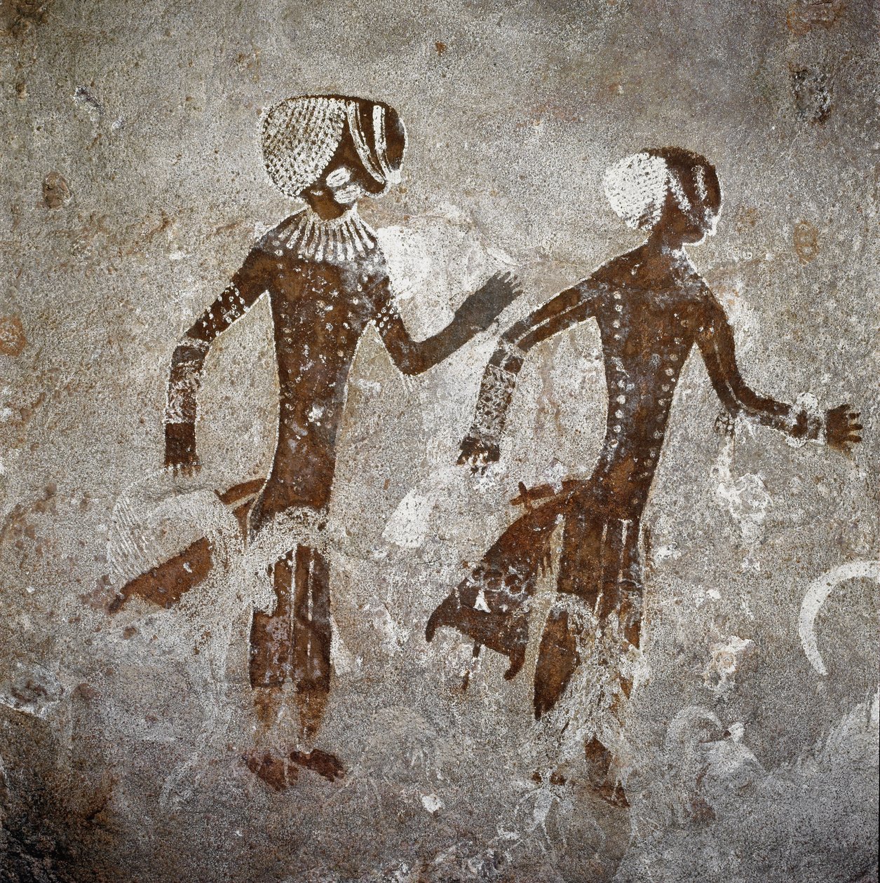Números humanos. Pinturas rupestres, 8000-7000 a.C. de Prehistoric Prehistoric